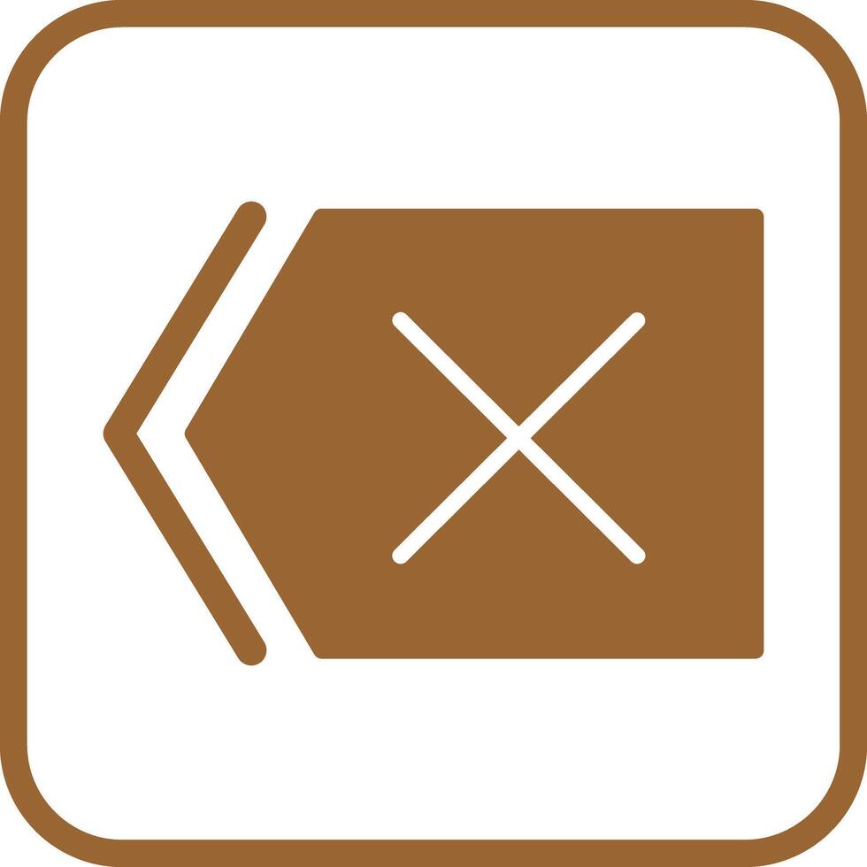 Delete Icon Design vector