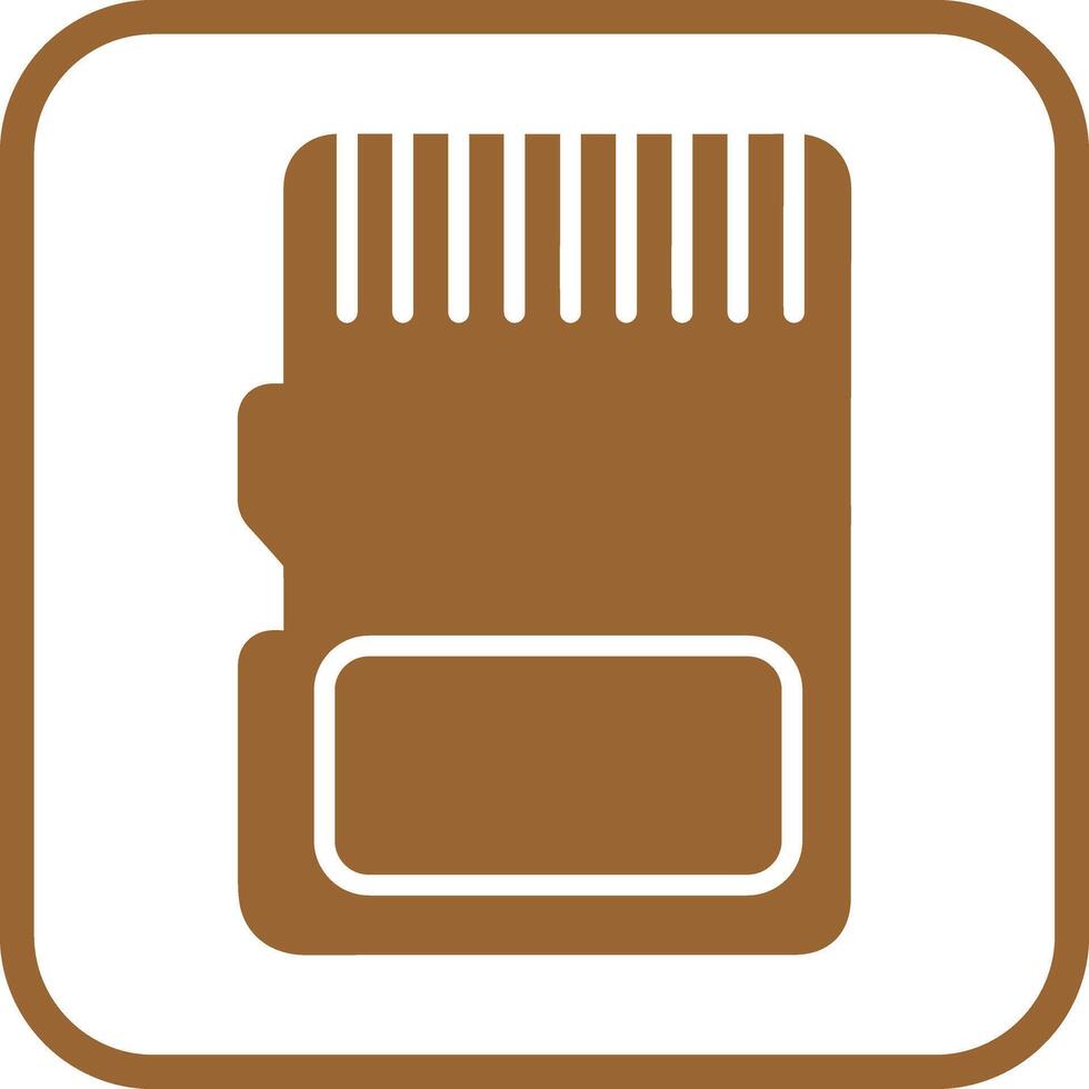 Memory Cards Icon Design vector
