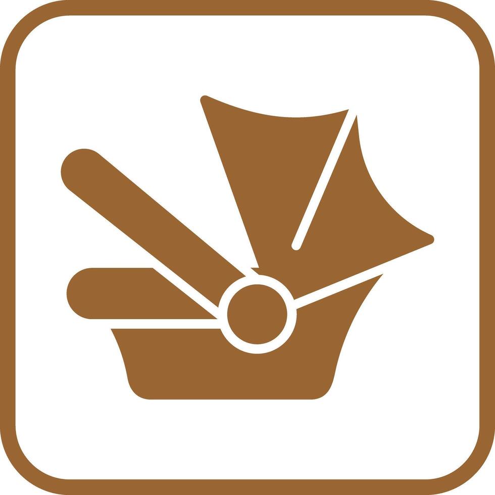 Car Seat Safety Icon Design vector