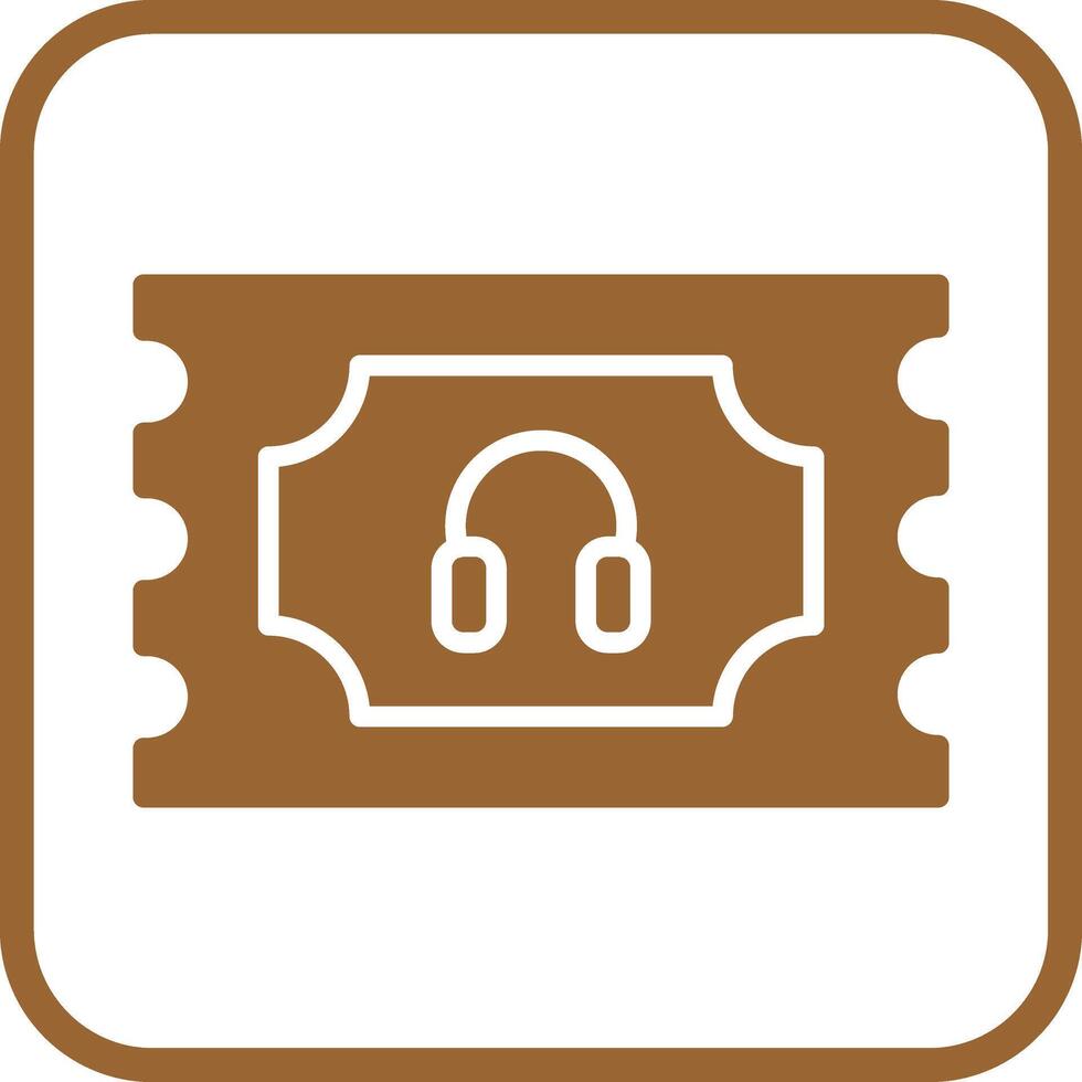 Support Ticket Icon Design vector