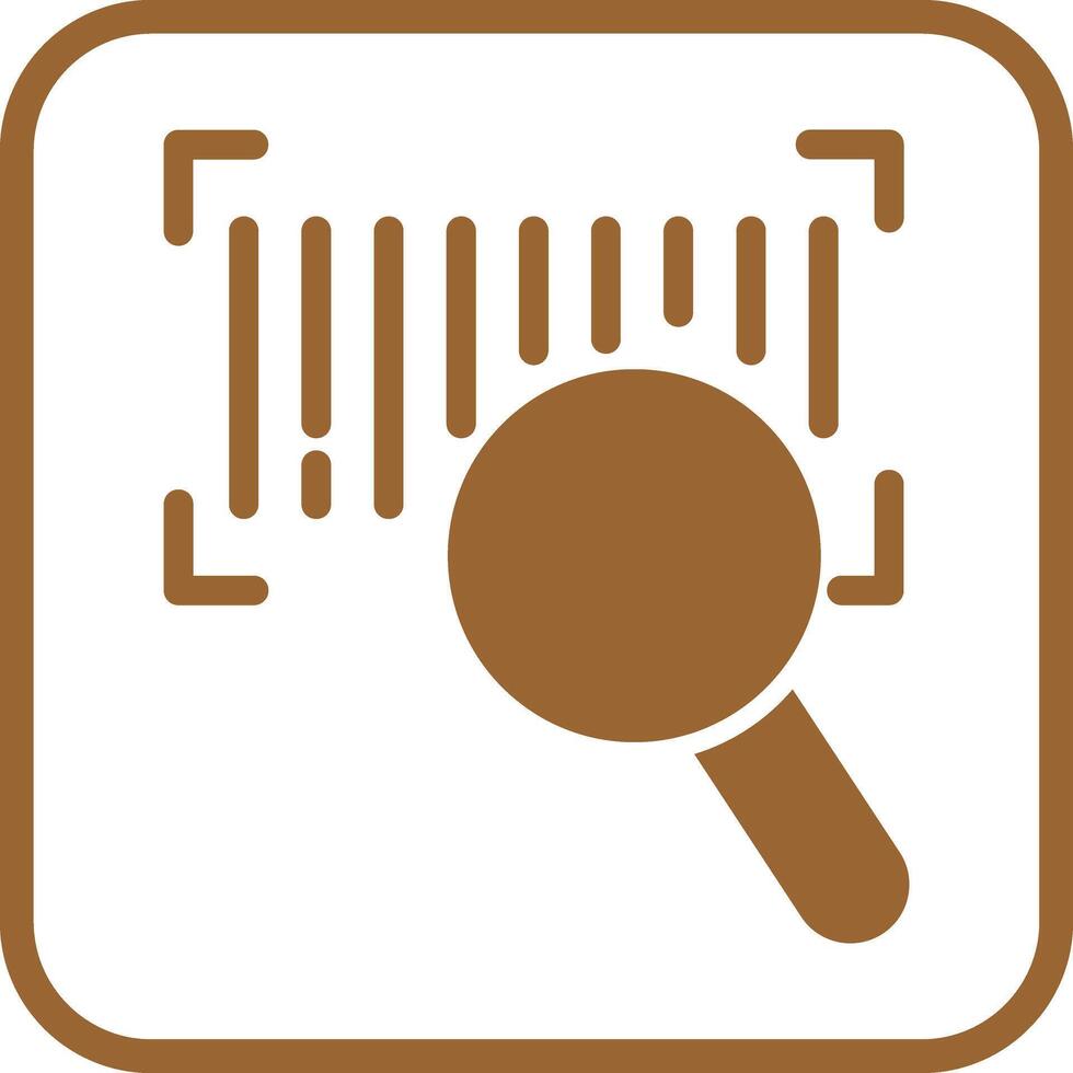 Barcode Database Icon Design vector