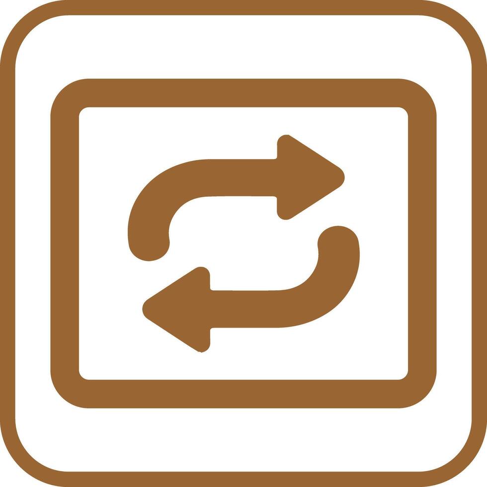 Repeat Button Icon Design vector