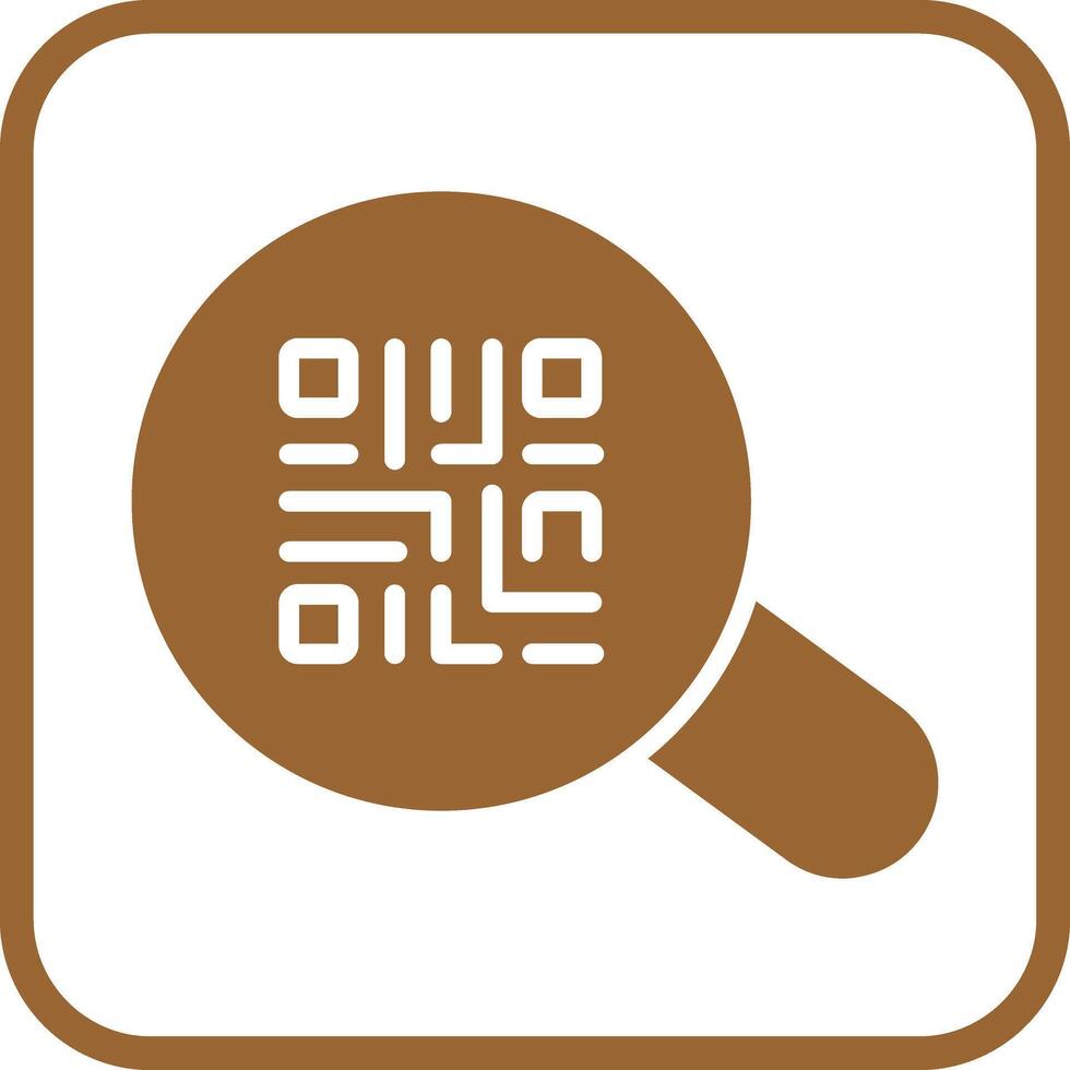 QR Code App Icon Design vector