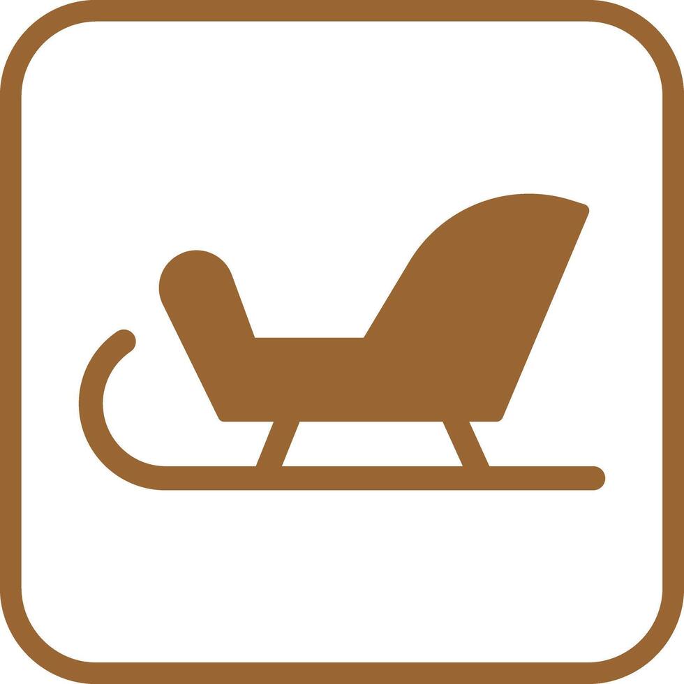 Sleigh Icon Design vector