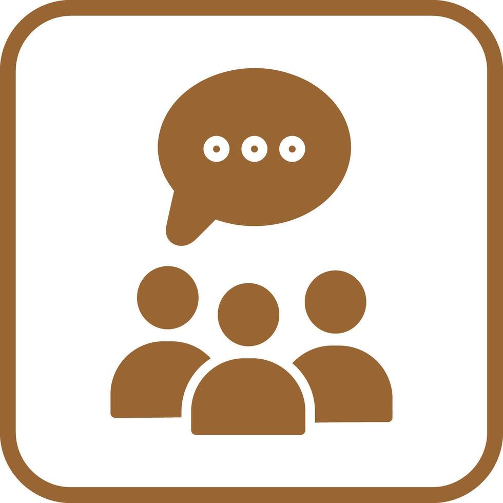 Group Chat Icon Design vector