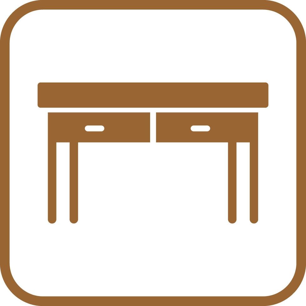 Table Icon Design vector