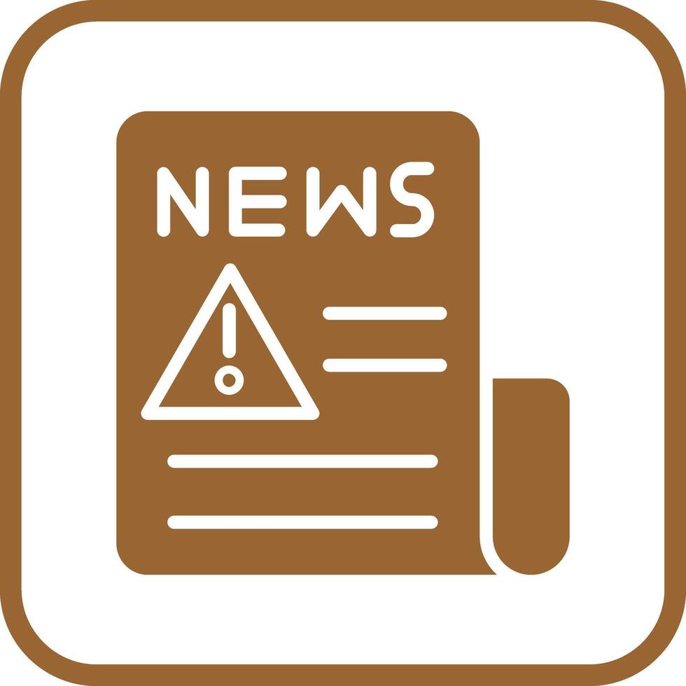 News Alert Icon Design vector