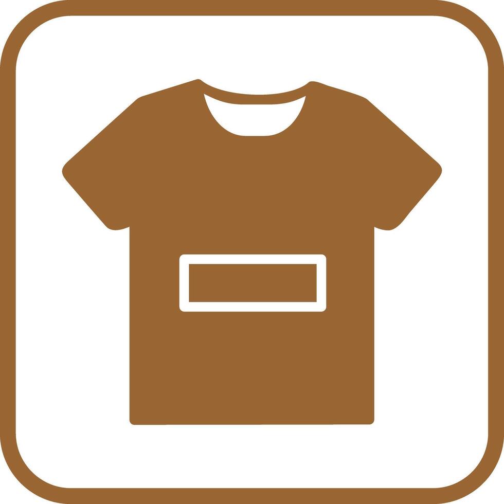 T-Shirt Icon Design vector