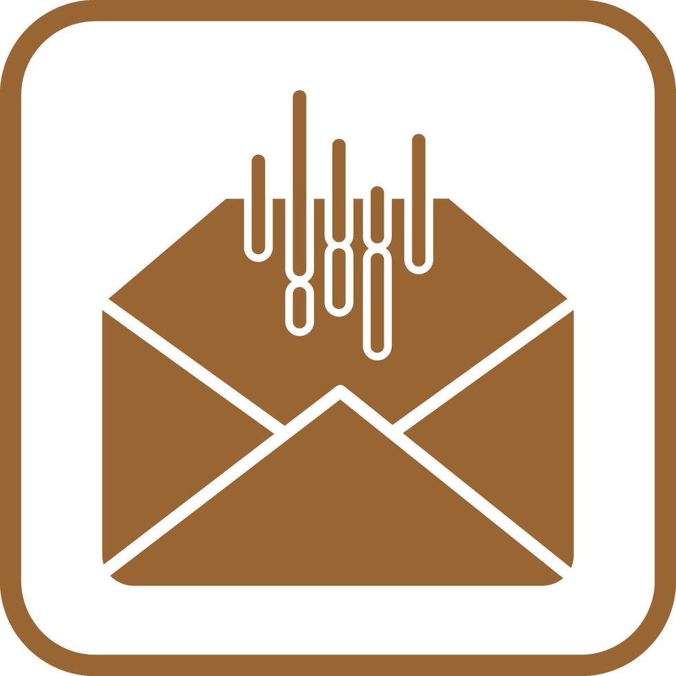 Mail Sorting Icon Design vector