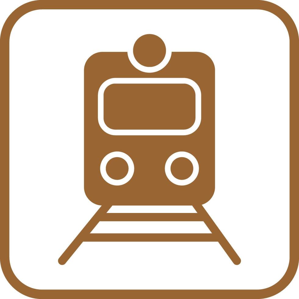 Railway Car Icon Design vector