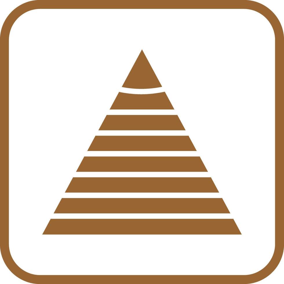 Pyramid Graph Icon Design vector