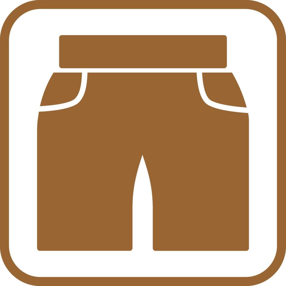 Shorts Icon Design vector