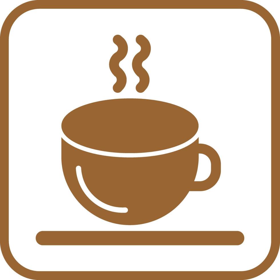 Hot Beverage Icon Design vector