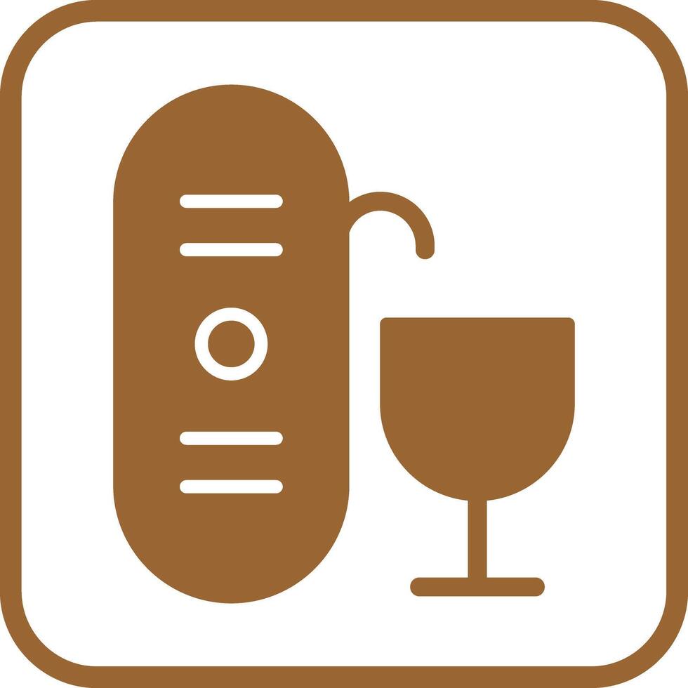 Wine Aerator Icon Design vector