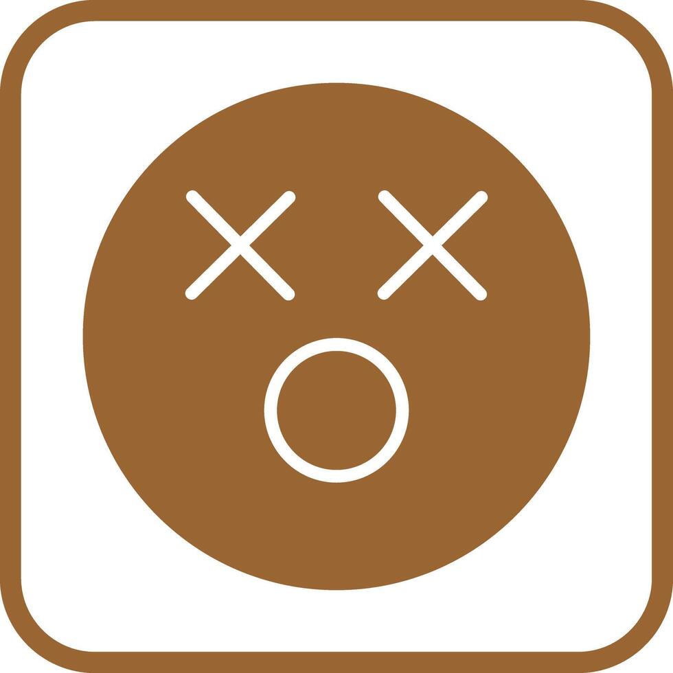 Dizzy Face Icon Design vector