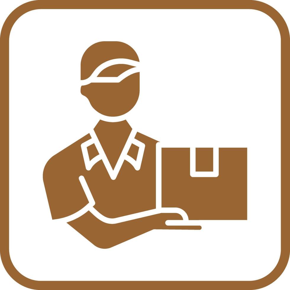 Courier Icon Design vector