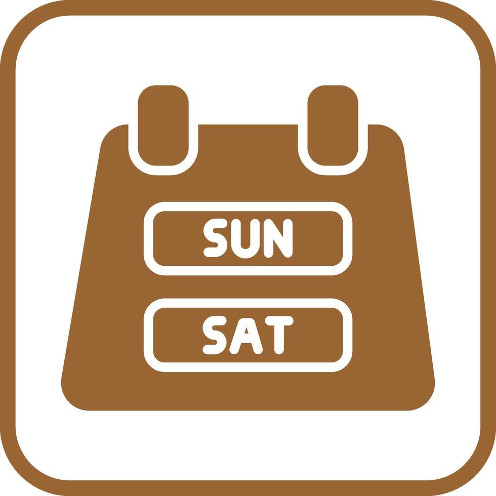 Weekend Getaway Icon Design vector
