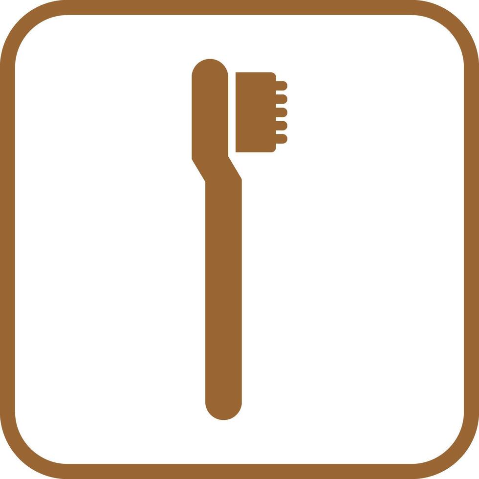 Tiny Toothbrush Icon Design vector