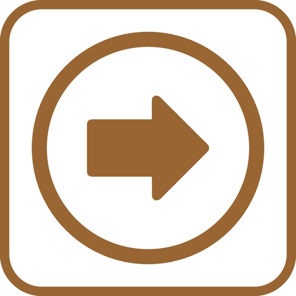 Right Arrow Icon Design vector