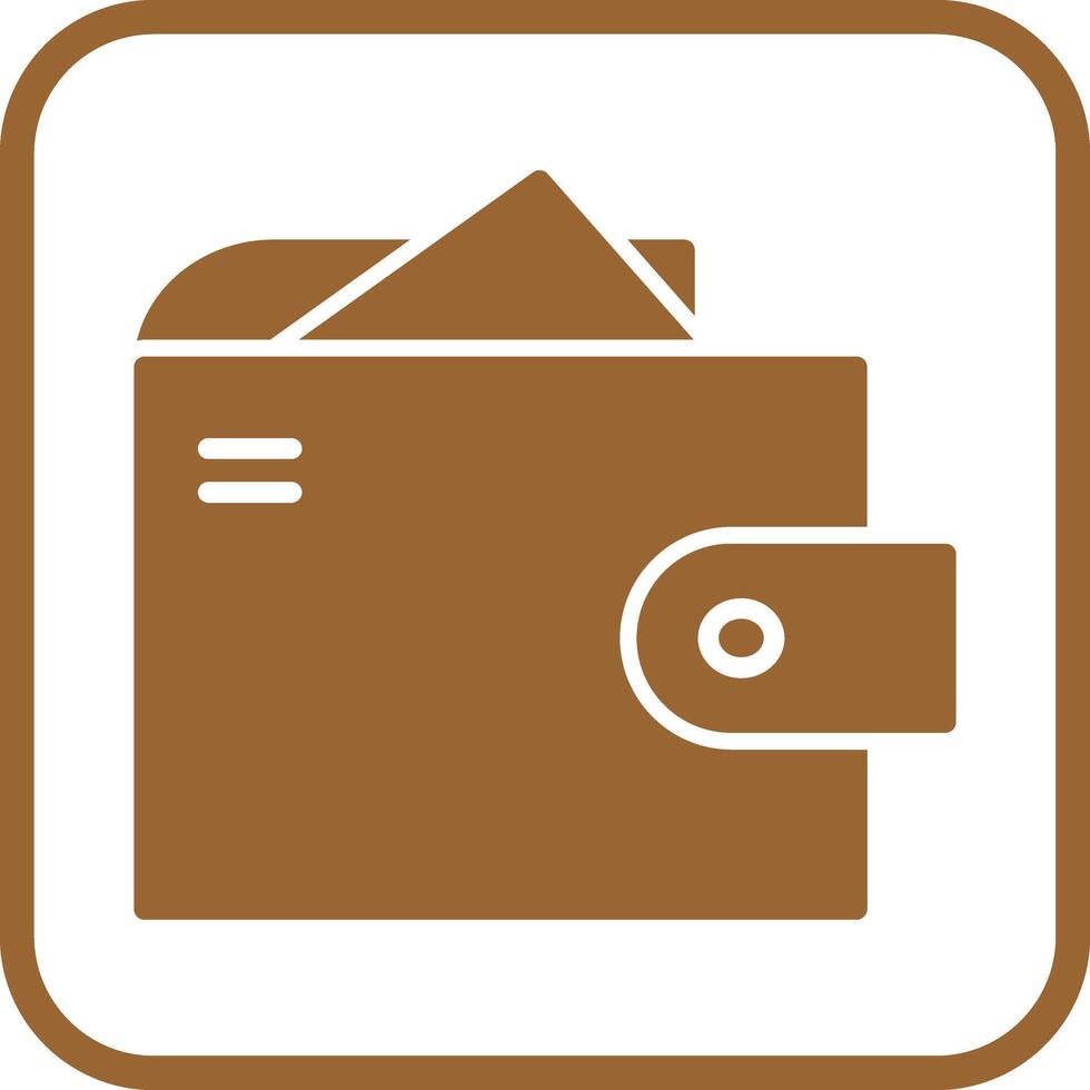 Wallet Icon Design vector