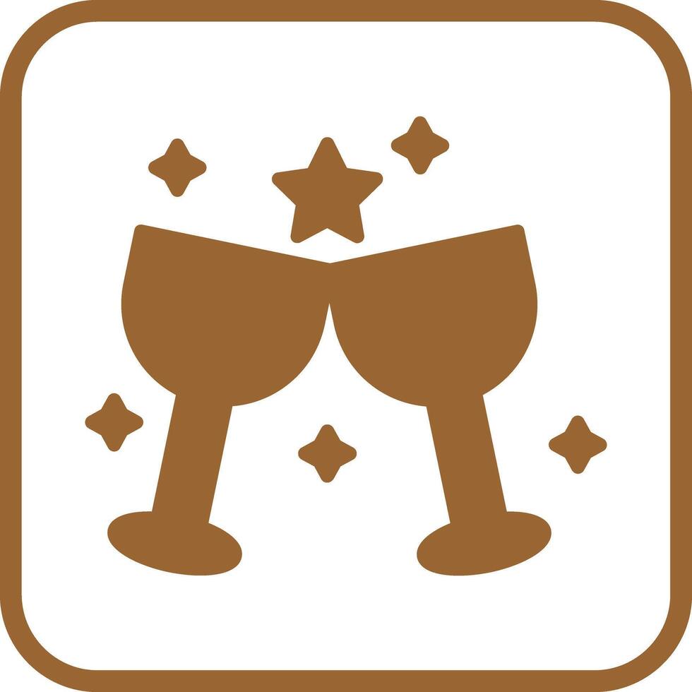 Wine Party Icon Design vector