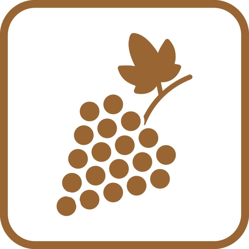Grapes Icon Design vector
