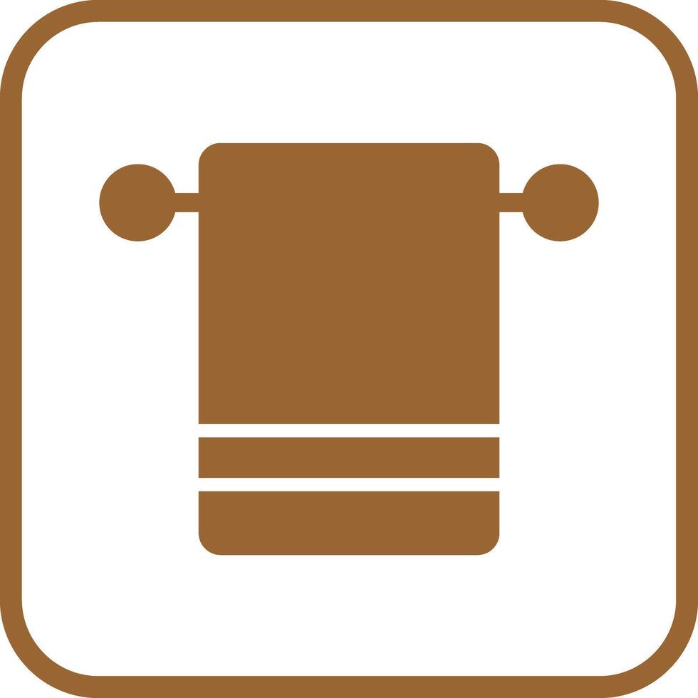 Bath Towels Icon Design vector