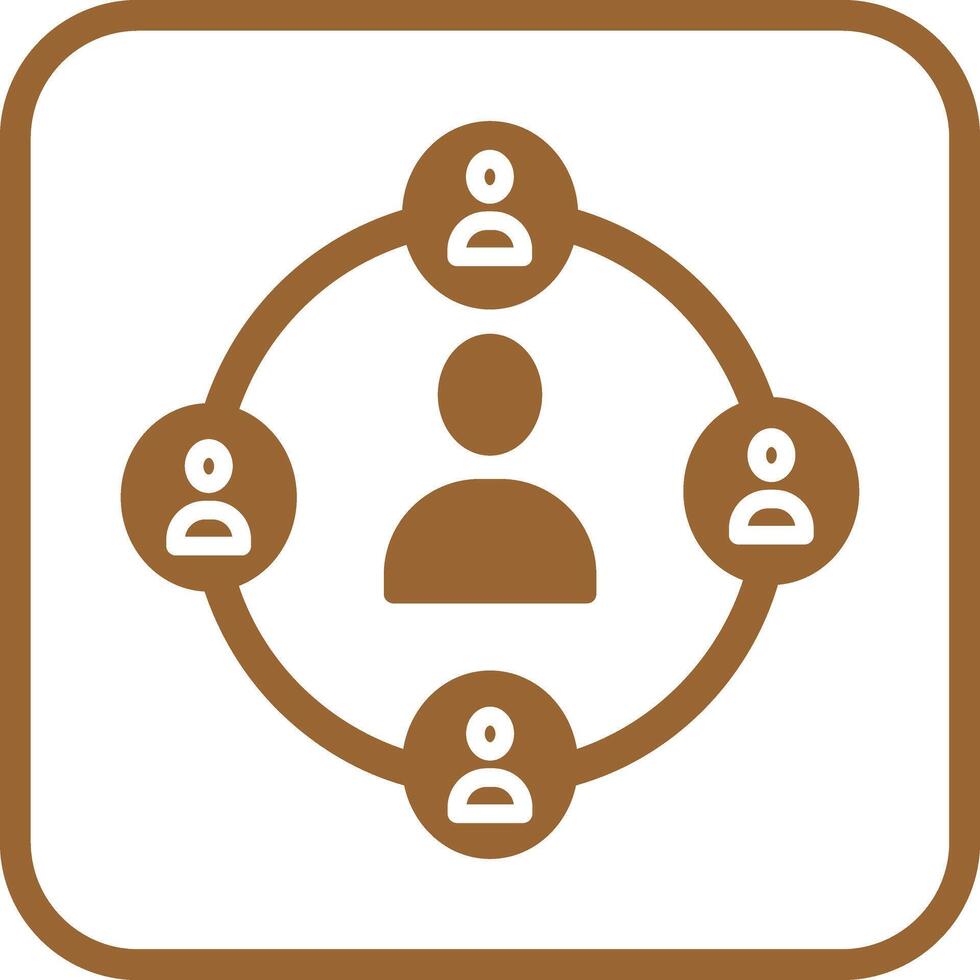Networking Icon Design vector