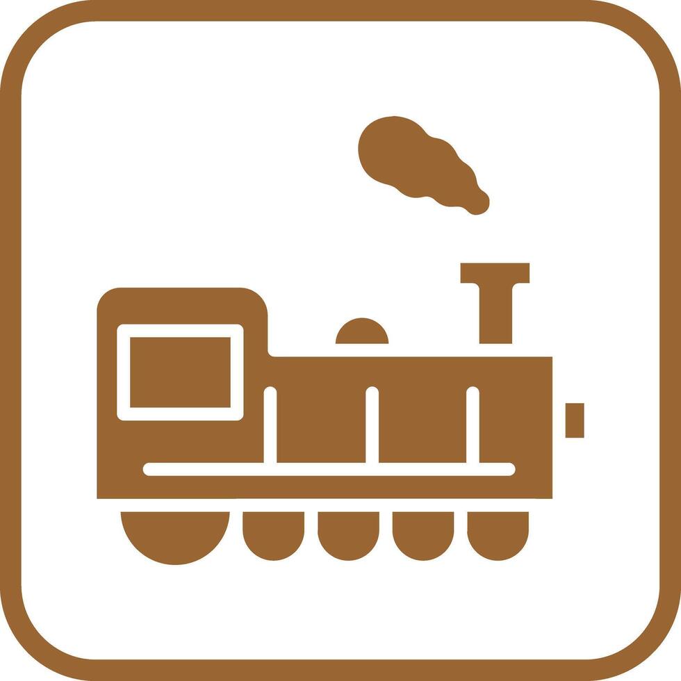 Locomotive Icon Design vector