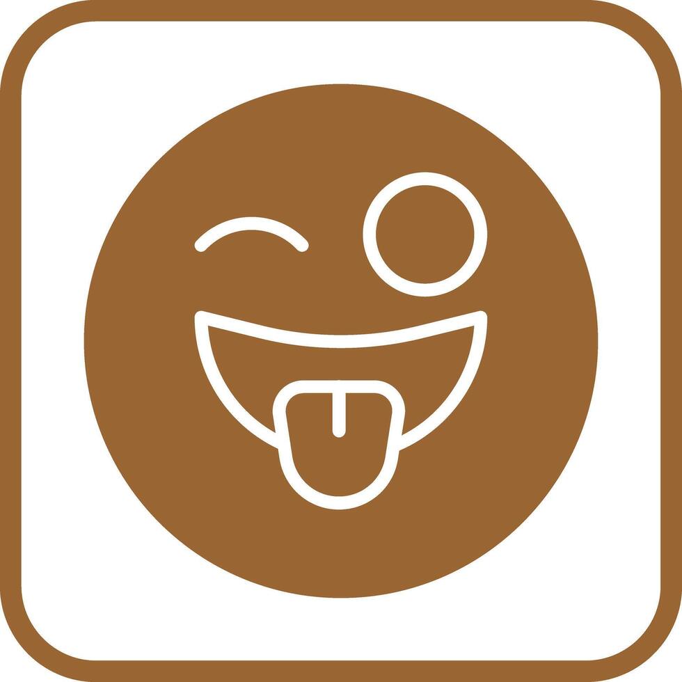 Zany Face Icon Design vector