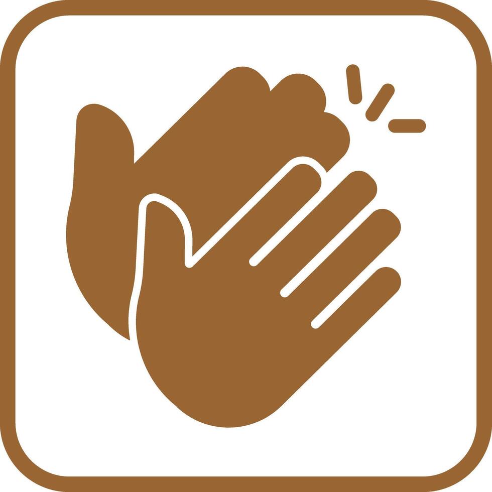 Clapping Hands Icon Design vector