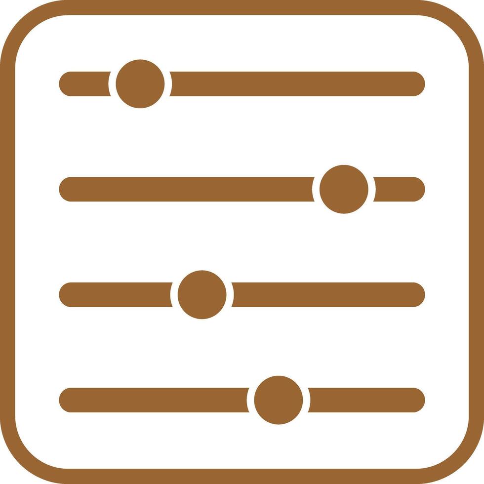 Filtering Icon Design vector