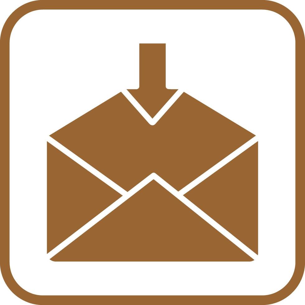 Receive Icon Icon Design vector