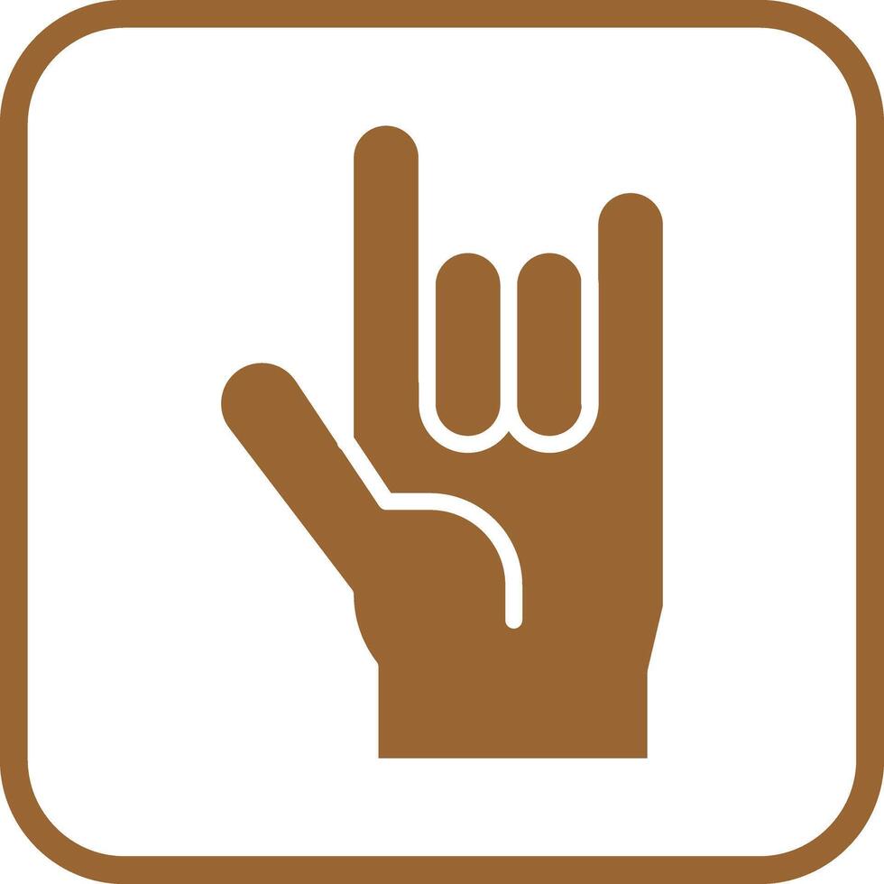 Love You Gesture Icon Design vector