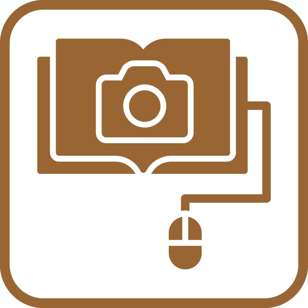 Photography Courses Icon Design vector