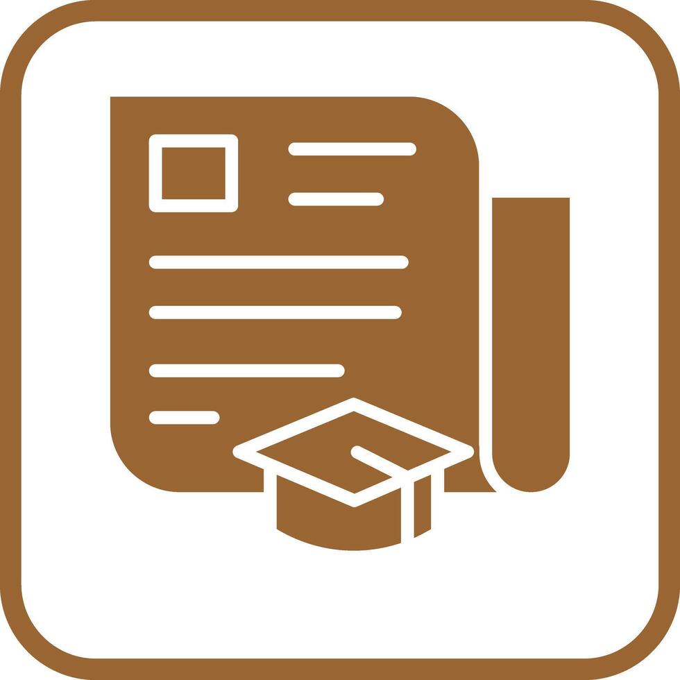 Journalism Education Icon Design vector