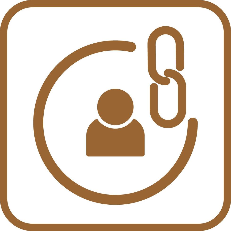 Contact Links Icon Design vector