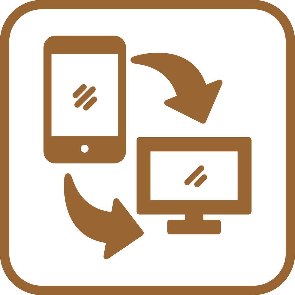 Synchronization Icon Design vector