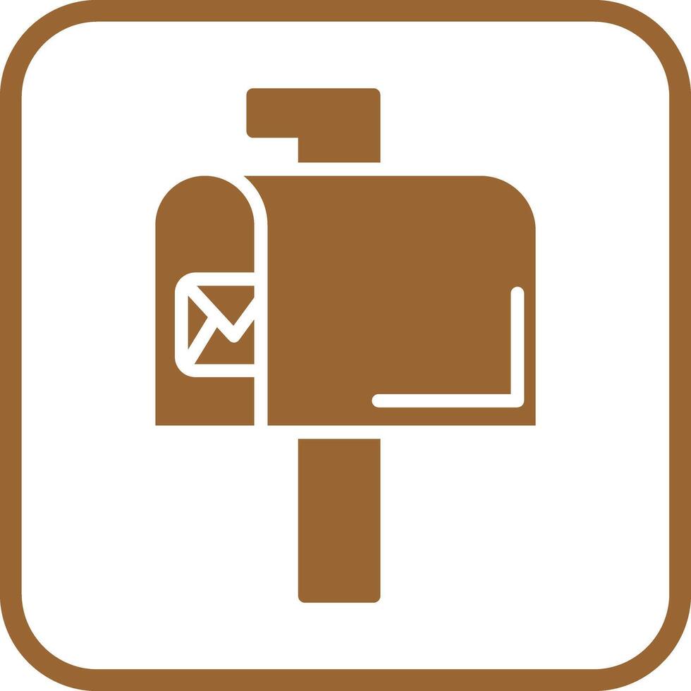 Mailbox Key Icon Design vector