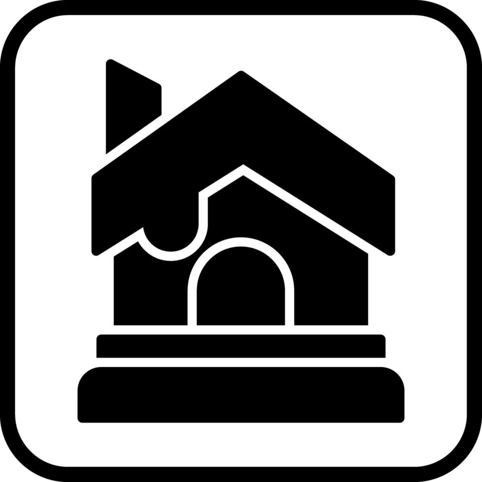Snowhouse Icon Design vector