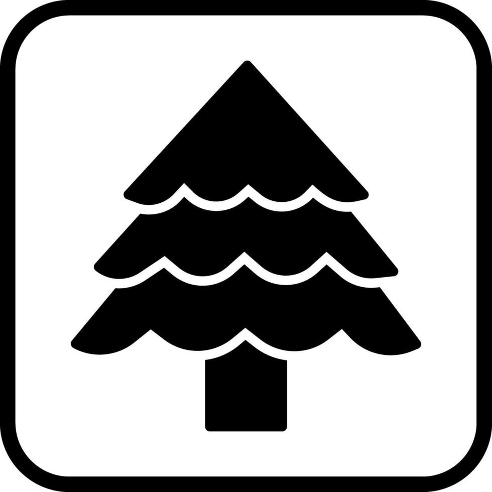 Christmas Tree Icon Design vector