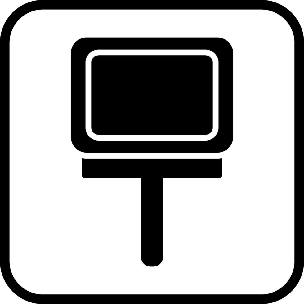Billboard Icon Design vector
