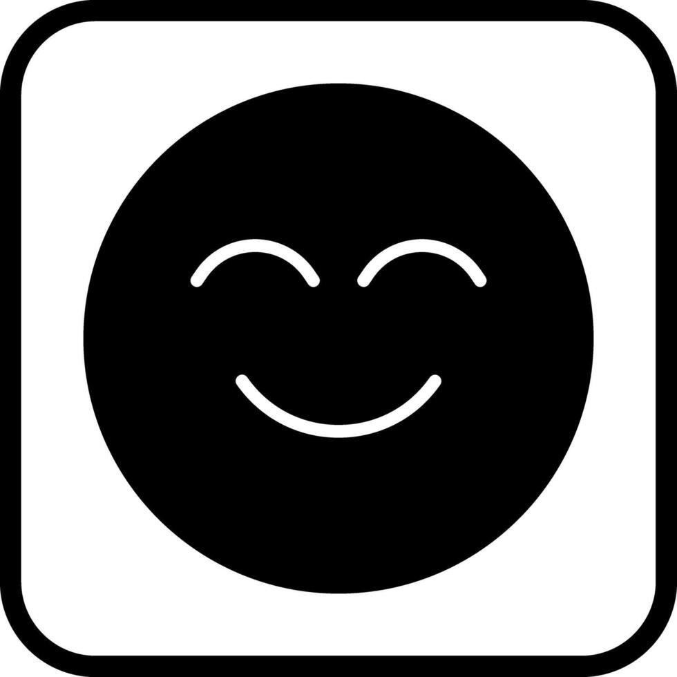 Smiling Face Icon vector