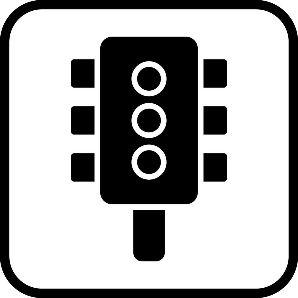 Traffic Light Icon Design vector