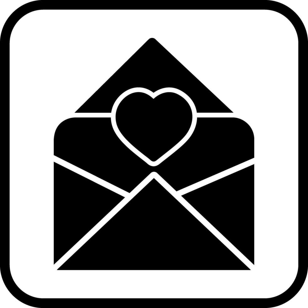 Love Letter Icon Design vector