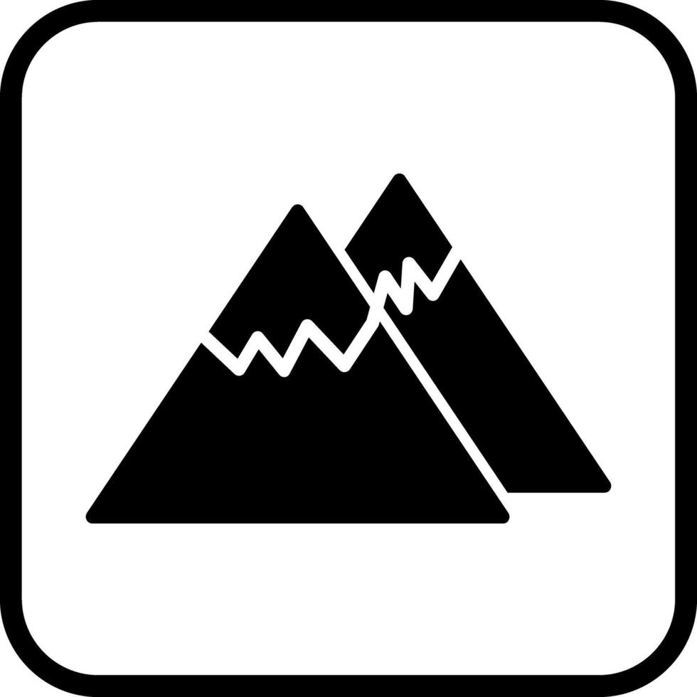 Mountain Icon Design vector