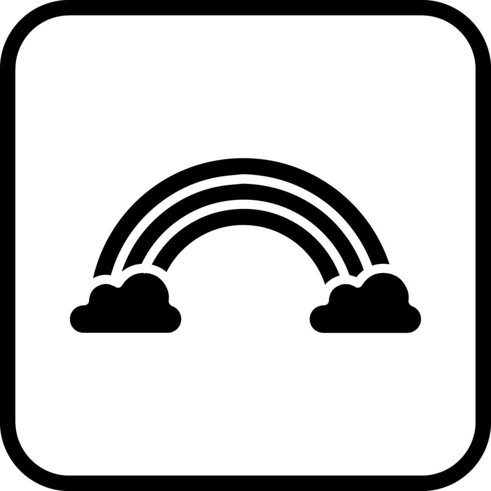 Rainbow Icon Design vector