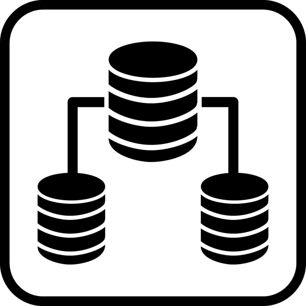 Structured Data icon vector