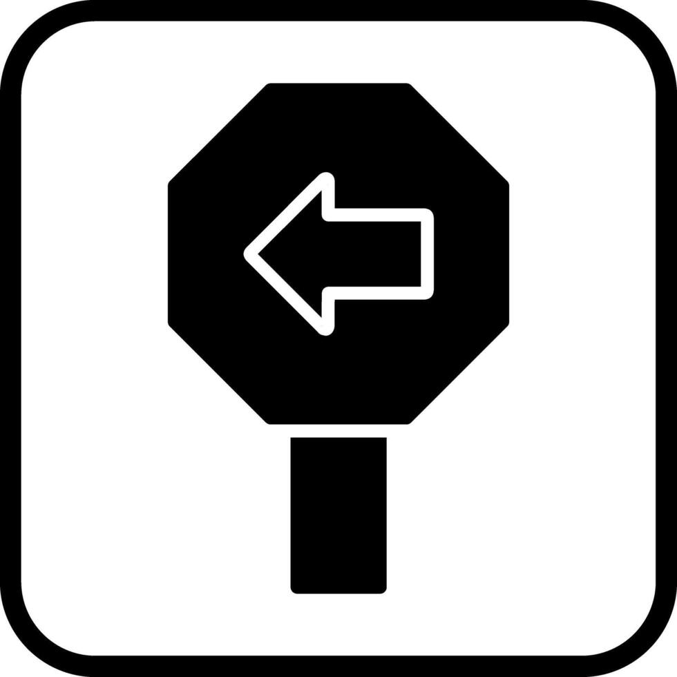 Left Arrow Icon Design vector
