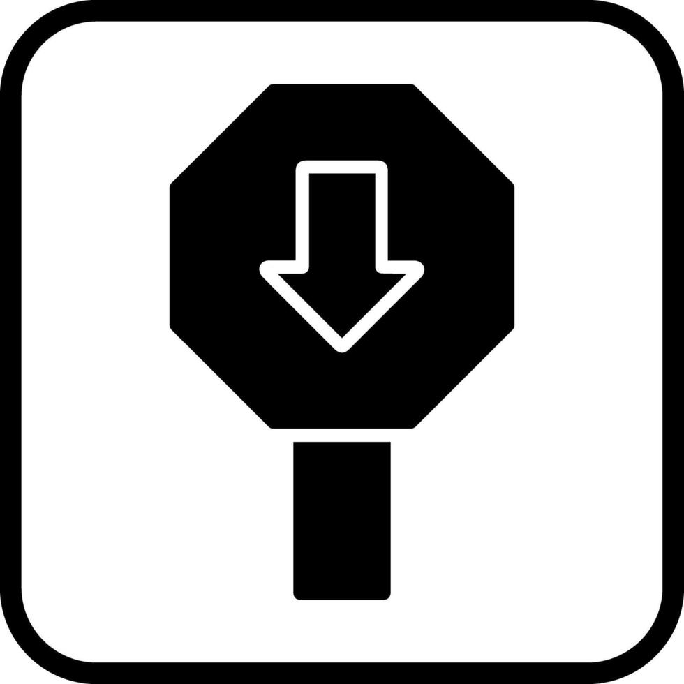 Down Arrow Icon Design vector